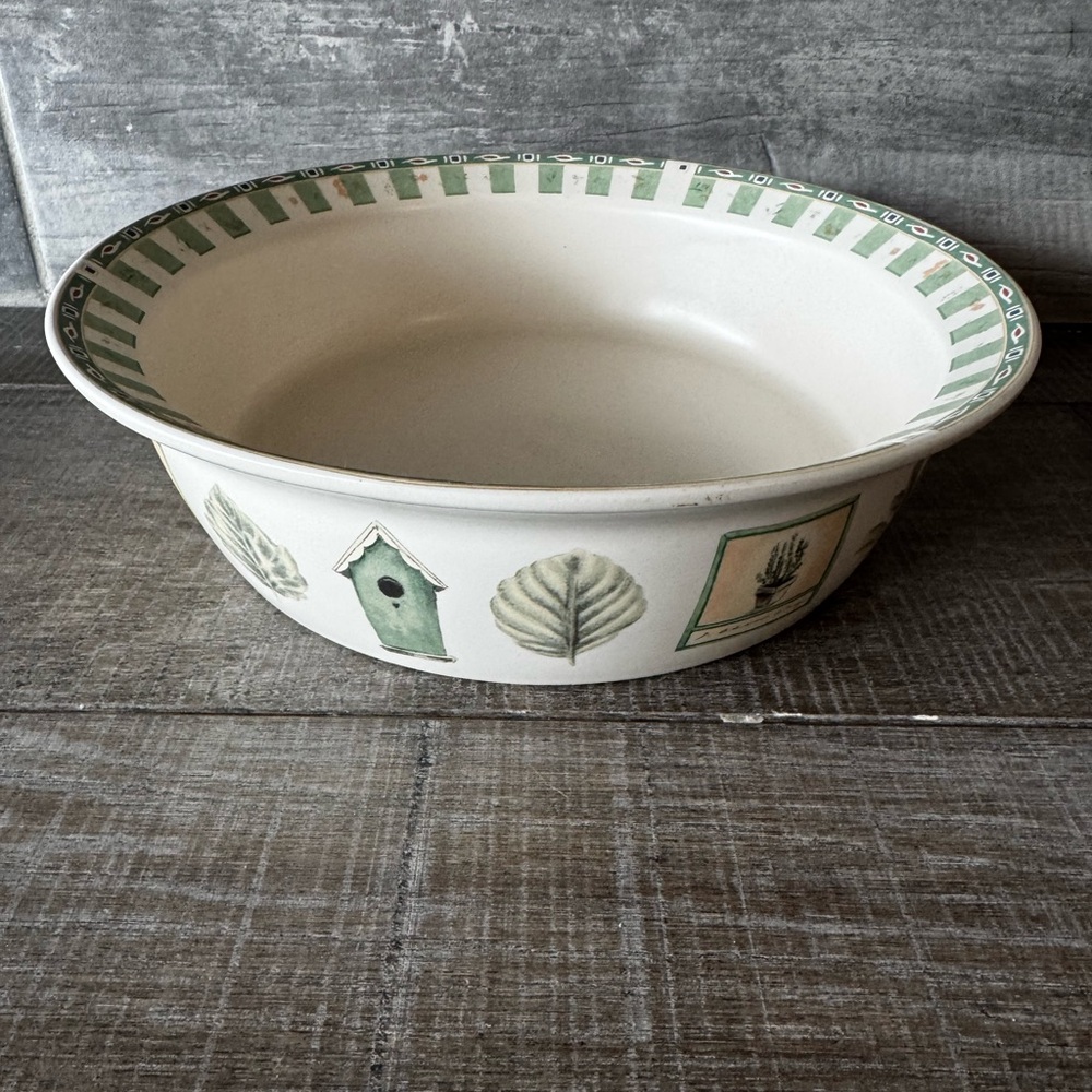 Pfaltzgraff Naturewood Serving Bowl Stoneware 9”X 3” - Picture 6 of 7